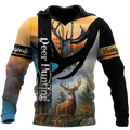 Love Deer Hunting 3D All Over Printed Shirts For Men And Woman