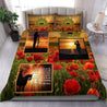 Lest We Forget Anzac Day Poppy Bedding Set TN