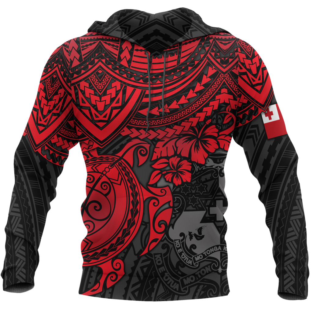 Tonga in My Heart Polynesian Tattoo Style 3D Printed Shirts TT0025-Apparel-TT-Hoodie-S-Vibe Cosy™