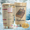 ACCOUNTANT KNOWLEDGE PERSONALIZED TUMBLER HP28032001-Tumbler-HP Arts-Vibe Cosy™