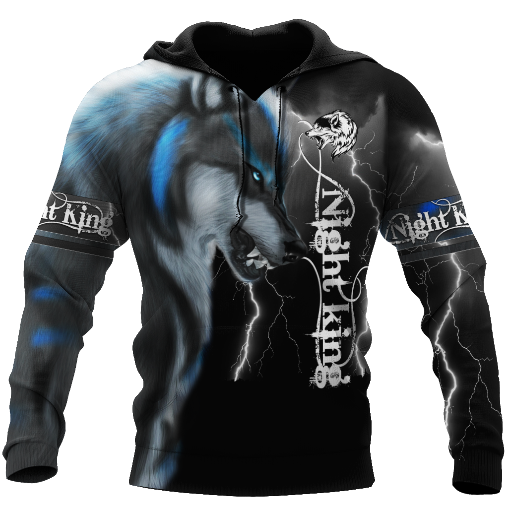 Night King Wolf 3D All Over Printed Hoodie For Men and Women DAST16102020