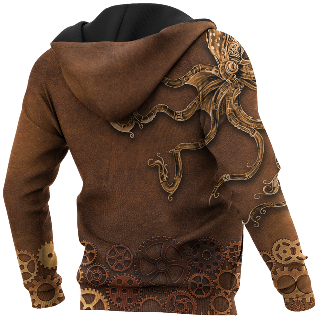 Octopus Steampunk Mechanic All Over Printed Hoodie For Men and Women DD11102002CL-NDD