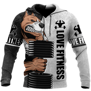 Love fitness 3d all over printed for man and women QB05282007-Apparel-PL8386-Hoodie-S-Vibe Cosy™