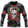 Snake Love Skull 3D all over printed for man and women QB05312003-Apparel-PL8386-Hoodie-S-Vibe Cosy™