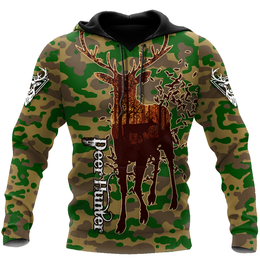 3D Unisex Hoodie Deer Hunting