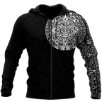 Aztec Mayan Tatoo 3D All Over Printed Shirts For Men and Women DQB07102008S-Apparel-TA-Zipped Hoodie-S-Vibe Cosy™