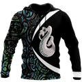 Aotearoa Manaia Silver Fern Paua Shell 3d all over printed shirt and short for man and women-Apparel-PL8386-Hoodie-S-Vibe Cosy™