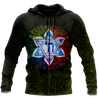 Premium Hanukkah Jewish Chai Symbol Star Of David All Over Printed Shirts For Men And Women MEI