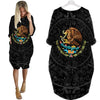 Aztec Mexico Batwing Pocket Dress QB06292002-Apparel-TA-S-Vibe Cosy™