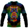 Owl 3d hoodie shirt for men and women QB05132002-Apparel-HG-Zip hoodie-S-Vibe Cosy™