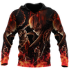 Premium All Over Printed Fire Skull Shirts MEI