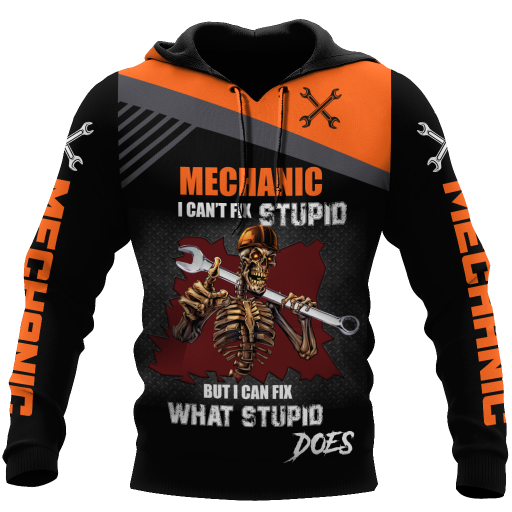 I Can Fix What Stupid Does All Over Printed Mechanic Hoodie For Men and Women DA15102002