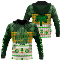 Irish St.Patrick day 3d hoodie shirt for men and women TNA10302003PT