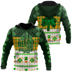 Irish St.Patrick day 3d hoodie shirt for men and women TNA10302003PT