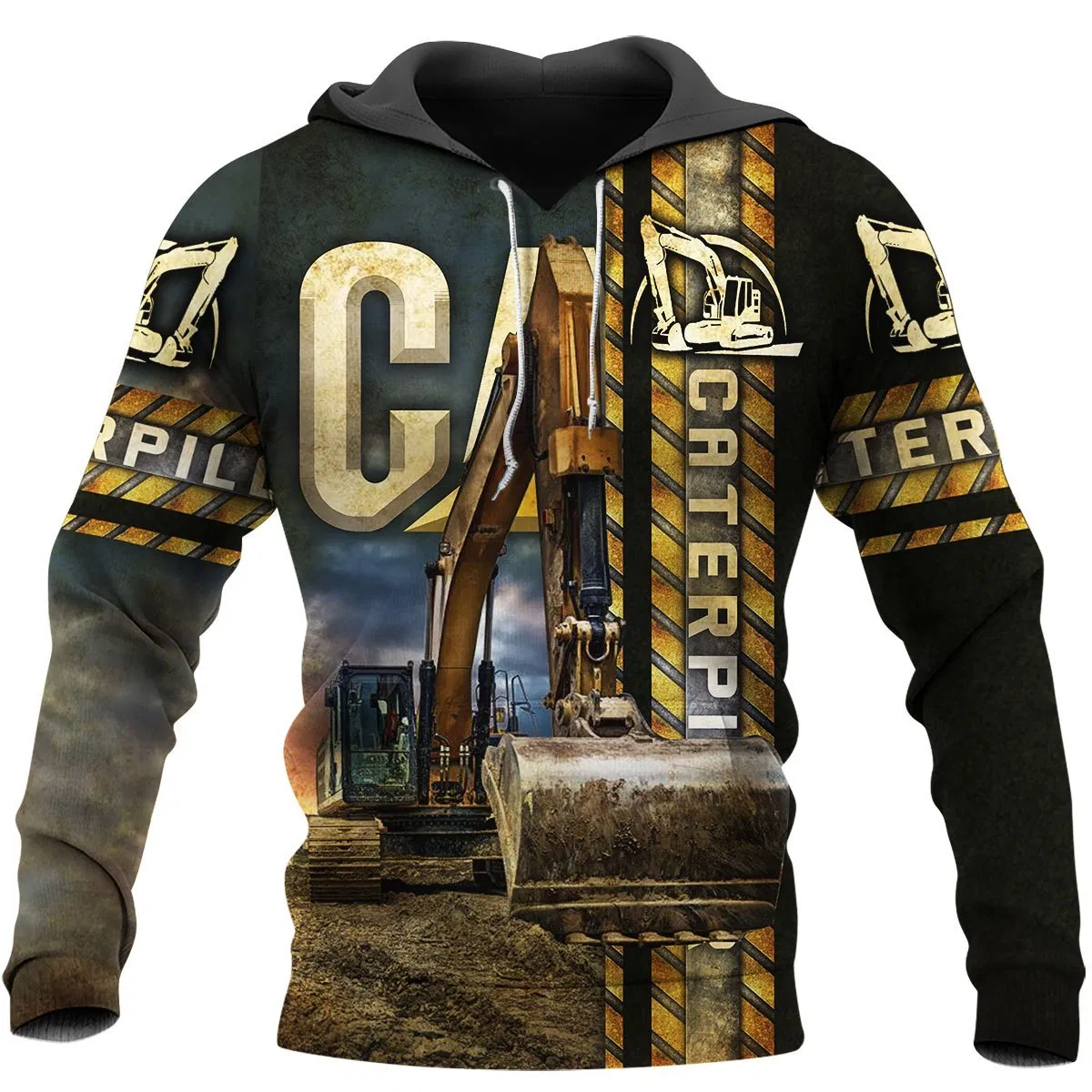 LOVE HEAVY EQUIPMENT 3D ALL OVER PRINTED SHIRTS AND SHORT FOR MAN AND WOMEN PL12032005-Apparel-PL8386-Hoodie-S-Vibe Cosy™