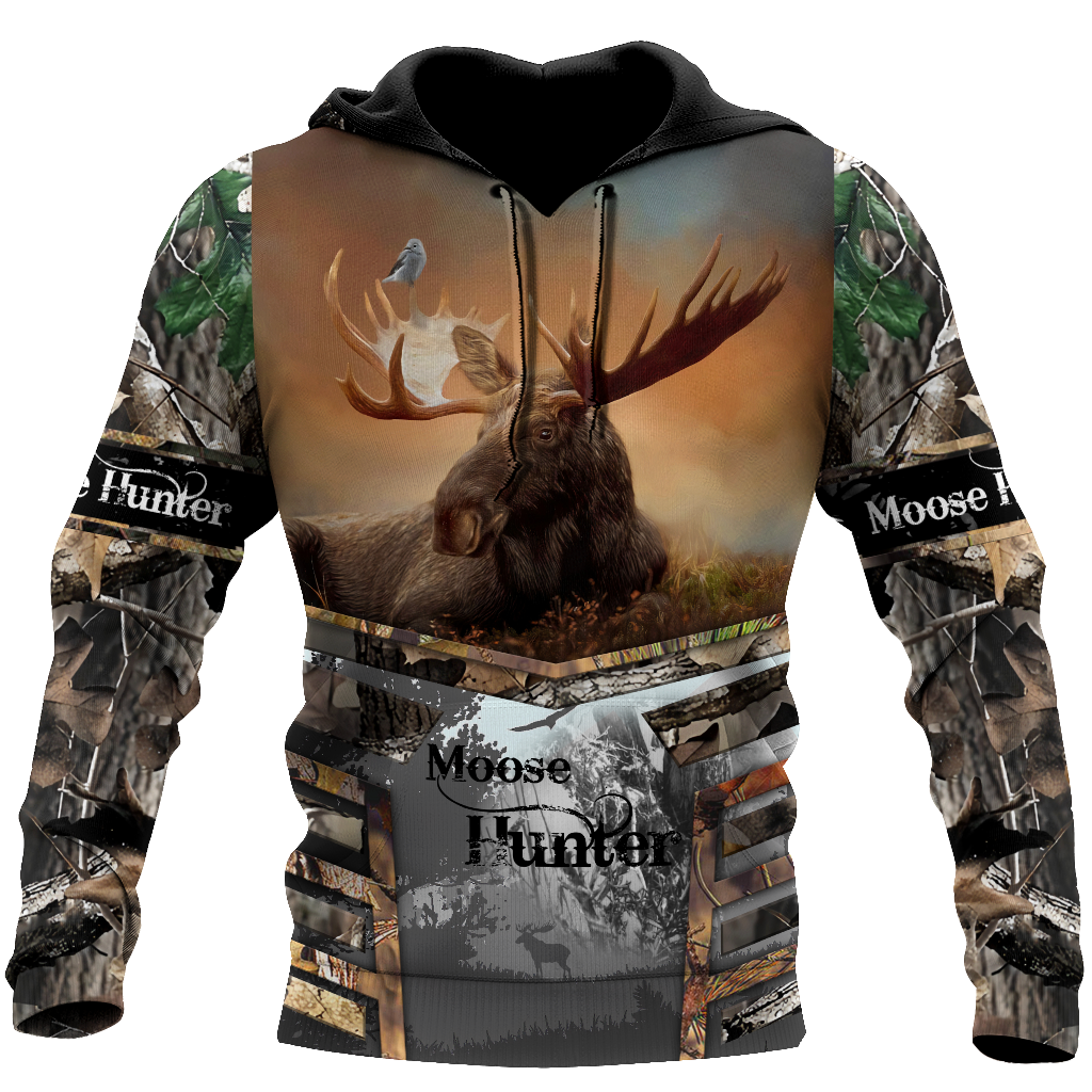 Premium Great Wood Moose Hunter All Over Printed Unisex Shirts