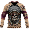 Love Skull native 3D all over printed for man and women QB06062004-Apparel-PL8386-Hoodie-S-Vibe Cosy™