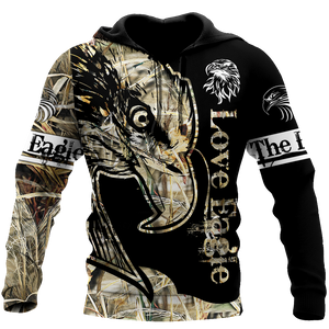 Eagle 3D All Over Printed Shirts For Men & Women-Apparel-TA-Hoodie-S-Vibe Cosy™