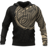 Maori Style Tattoo Pullover Hoodie - Gold A7-Apparel-Khanh Arts-Hoodie-S-Vibe Cosy™