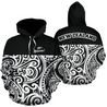 New Zealand - Aotearoa Pullover Hoodie (BlackWhite) A0-Apparel-Khanh Arts-Hoodie-S-Vibe Cosy™