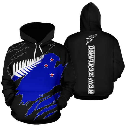 New Zealand Flag All Over Hoodie 04 JT6-Apparel-Khanh Arts-Hoodie-S-Vibe Cosy™