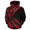 New Zealand Maori Hoodie - Circle Style - Red HC-Apparel-Huyencass-Hoodie-S-Vibe Cosy™