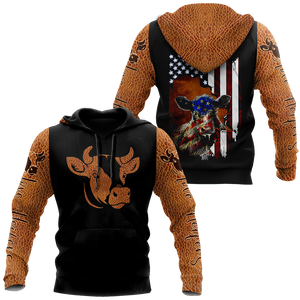 Cow 3D hoodie shirt for men and women TNA10212002