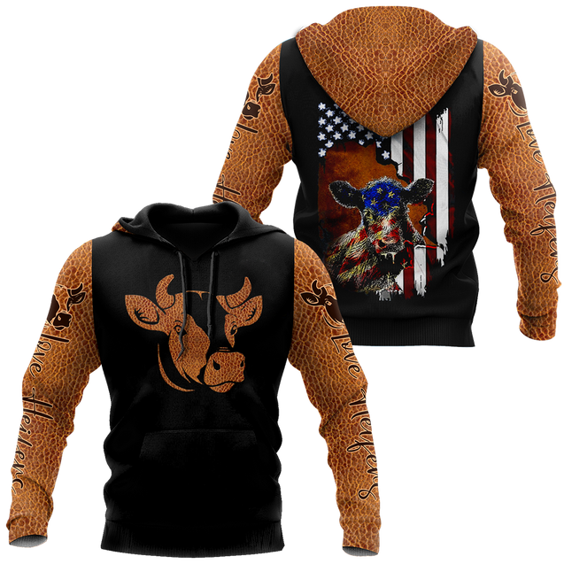 Cow 3D hoodie shirt for men and women TNA10212002