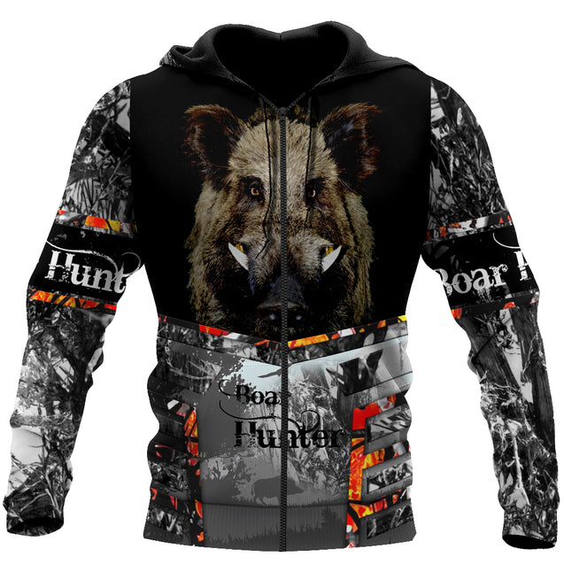 Boar Hunting 3D All Over Printed Shirts For Men LAM