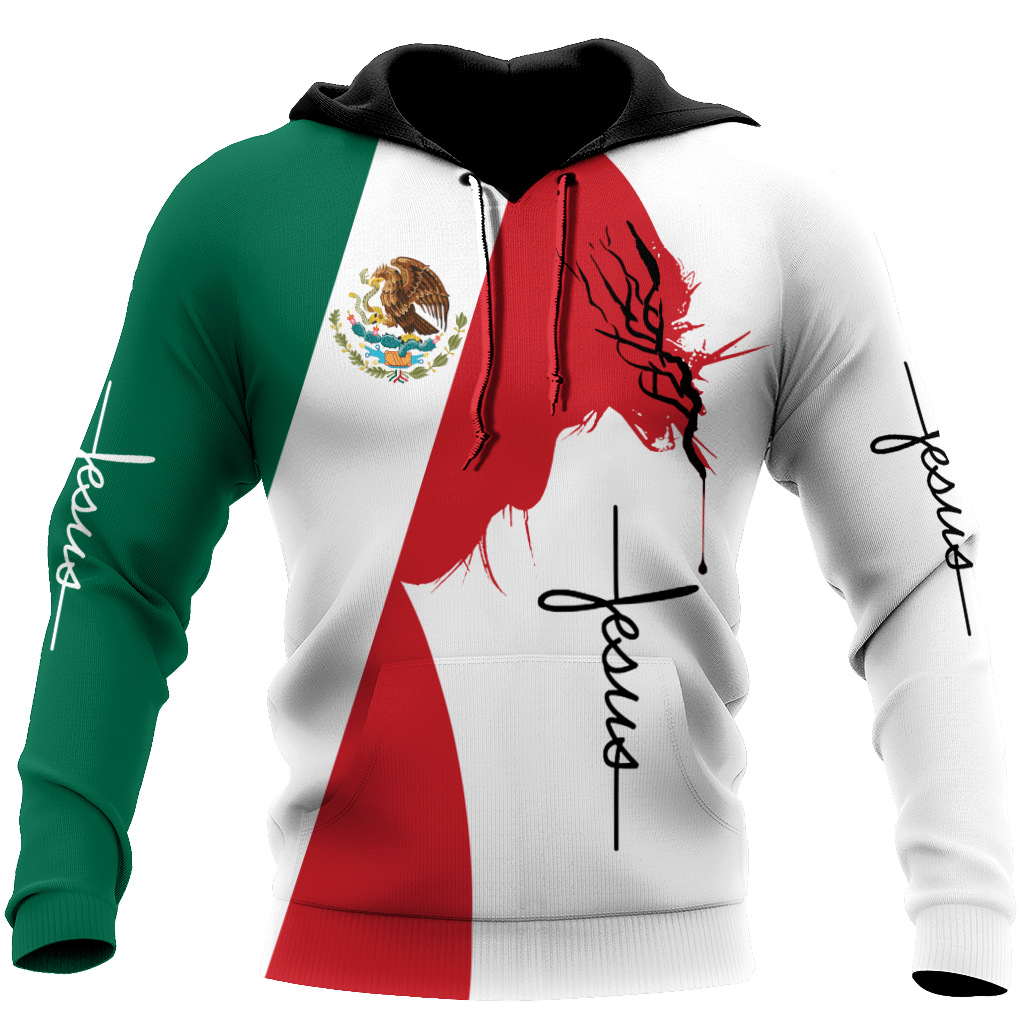 Mexico Jesus 3D All Over Printed Unisex Hoodie