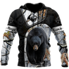 All Over Printed Bear Hoodie MEI09302001-MEI