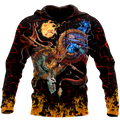 Maui taniwha art new zealand 3d all over printed shirt and short for man and women-Apparel-PL8386-Hoodie-S-Vibe Cosy™