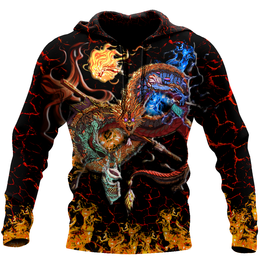 Maui taniwha art new zealand 3d all over printed shirt and short for man and women-Apparel-PL8386-Hoodie-S-Vibe Cosy™