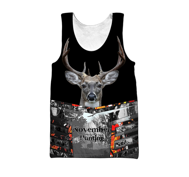 Premium November Deer Hunting 3D All Over Printed Shirts