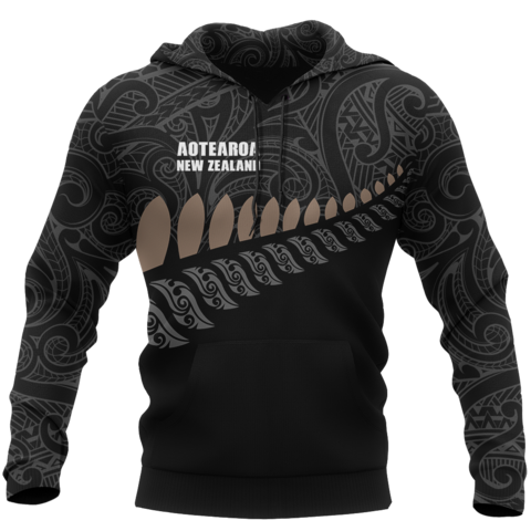 Aotearoa New Zealand Pullover Hoodie PL-Apparel-PL8386-Hoodie-S-Vibe Cosy™