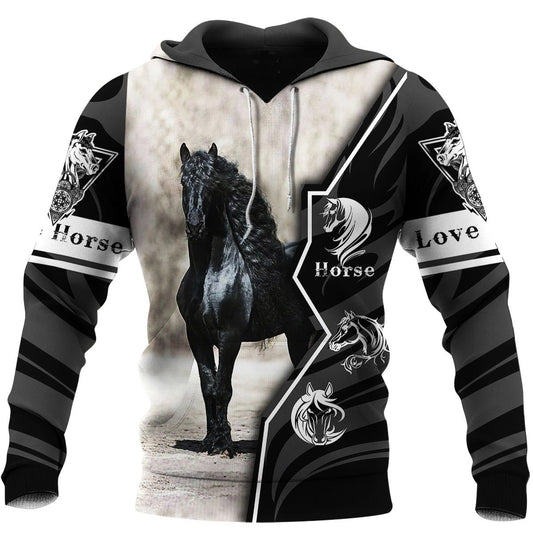 Love Horse 3D All Over Printed Shirts TA040906-Apparel-TA-Hoodie-S-Vibe Cosy™