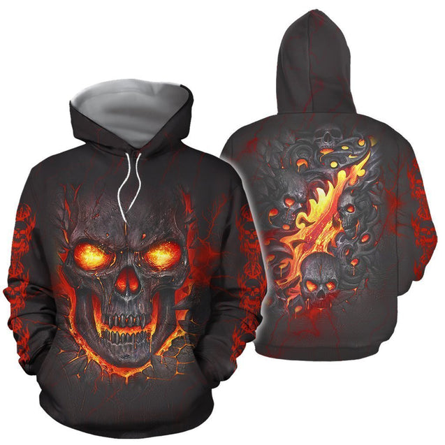 3D All Over Print Skull Hoodie-Apparel-HP Arts-Hoodie-S-Vibe Cosy™