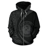 Hawaii Polynesian Hoodie - Circle Style 01 - Gray Color AH-ALL OVER PRINT HOODIES (P)-Phaethon-Hoodie-S-Vibe Cosy™