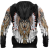 Wolf Native American Hoodie 3D All Over Printed Shirts