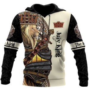 July Black King Lion  3D All Over Printed Unisex Shirts