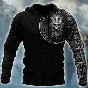 Mexican Aztec Warrior 3D All Over Printed Shirts For Men and Women QB07022001-Apparel-TA-Hoodie-S-Vibe Cosy™