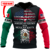 Persionalized American Grown With Mexican Roots 3D All Over Printed Shirts