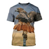 3D All Over Printed Red Tail Hawk Clothes-Apparel-Phaethon-T-Shirt-S-Vibe Cosy™