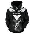 Rugby Fern Hoodie Patterns Maori TH5-Apparel-Khanh Arts-Hoodie-S-Vibe Cosy™