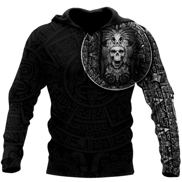 Mexican Aztec Warrior 3D All Over Printed Shirts For Men and Women QB07022001-Apparel-TA-Hoodie-S-Vibe Cosy™