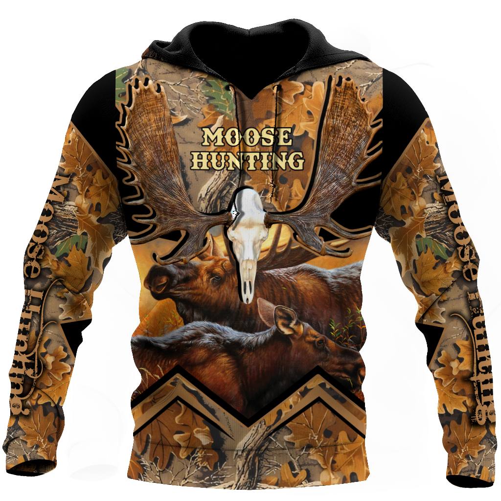 Moose Hunting 3D All Over Printed Shirts For Men LAM