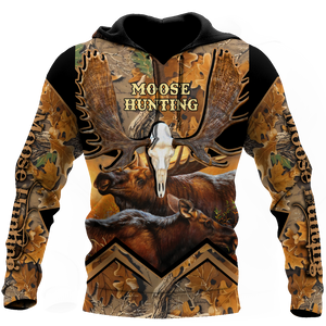 Moose Hunting 3D All Over Printed Shirts For Men LAM