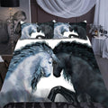 Black Horse And White Horse Bedding Set TAHR8S-Quilt-TA-Twin-Vibe Cosy™