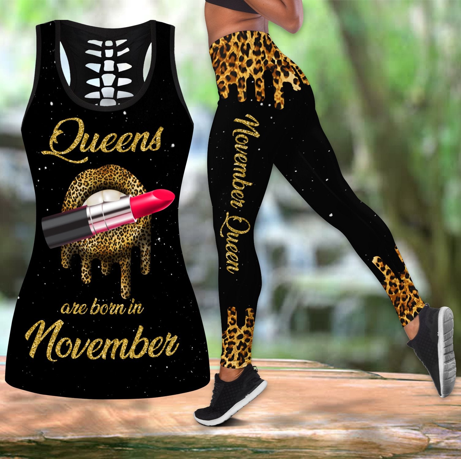 November-Queens Are Born In November Combo Tank Top + Legging DQB08082013S