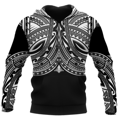 New Zealand - Wairua Aotearoa Pullover Hoodie (Black) A0-Apparel-Khanh Arts-Hoodie-S-Vibe Cosy™